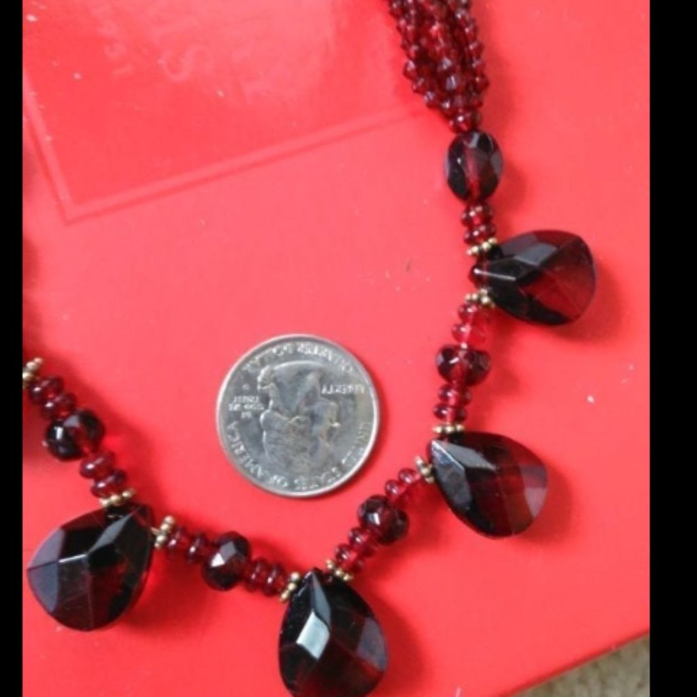Ruby Red Chocker Necklace